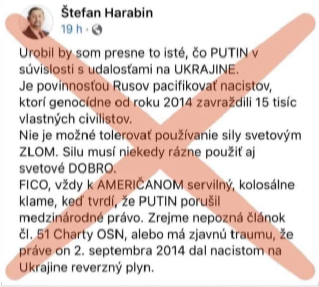 Status Štefana Harabina